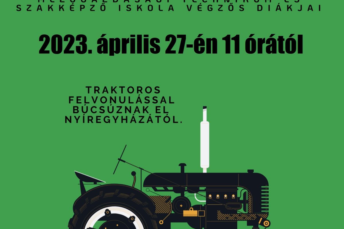 TRAKTOROS FELVONULÁS esemény plakátja