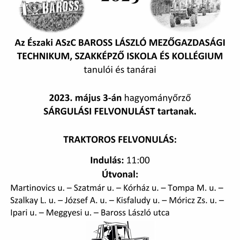 "SÁRGULÁS" - BÚCSÚZNAK A BAROSS VÉGZŐSEI esemény plakátja