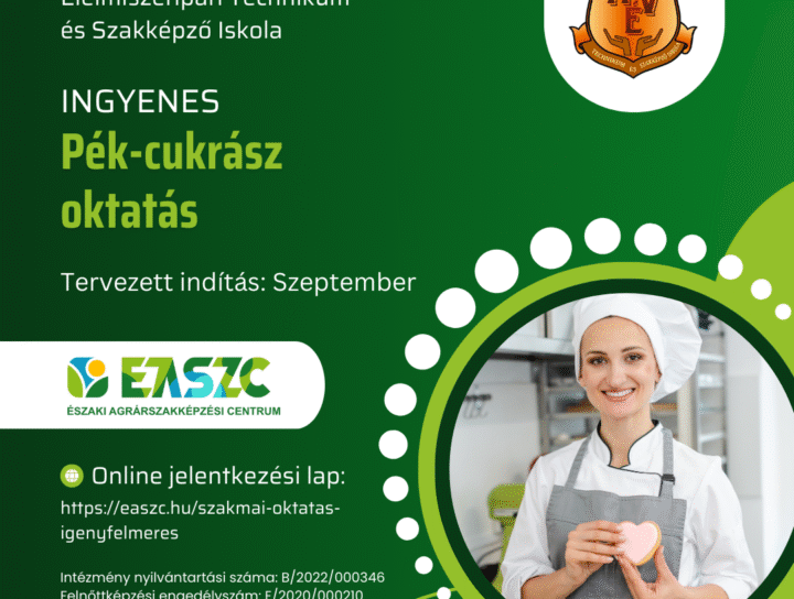 pék cukrász képzés