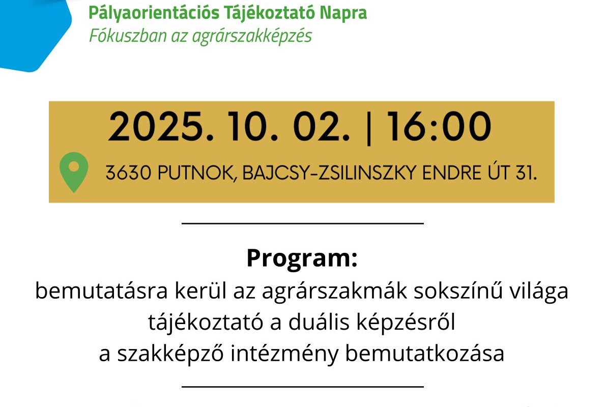 Meghívó plakát Serényibe