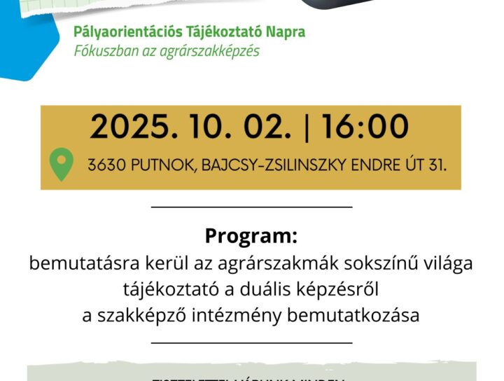 Meghívó plakát Serényibe